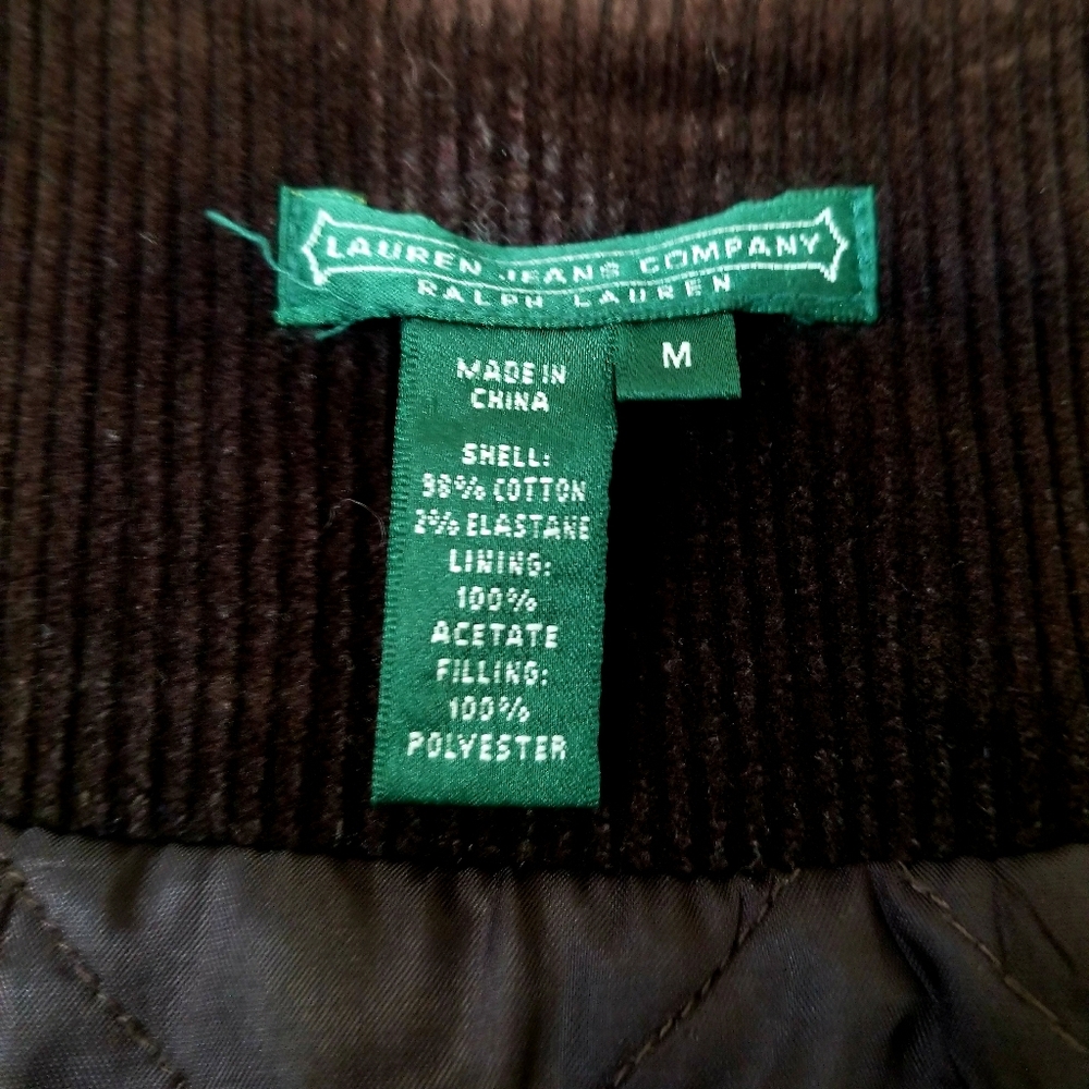 Vintage Ralph Lauren Brown Corduroy Jacket Medium - Picture 6 of 7